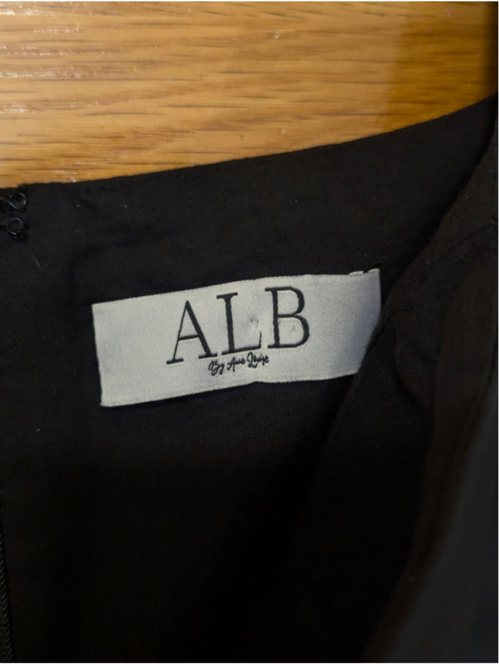 ALB Anne Louise Boutique the Noir Black Mini Dress Medium - Picture 7 of 16
